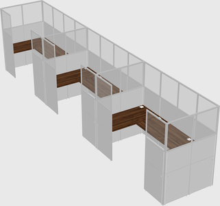Cabine en u