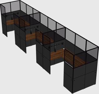 Cabine en u