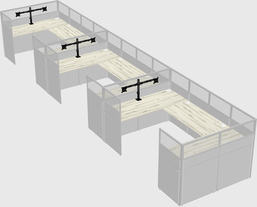 Cabine en u