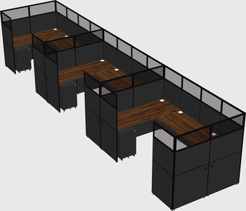 Cabine en u