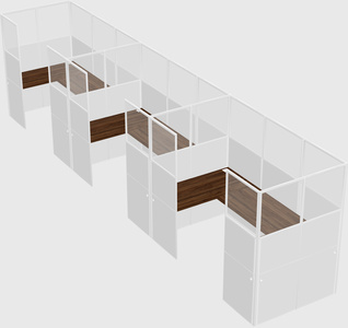 Cabine en u