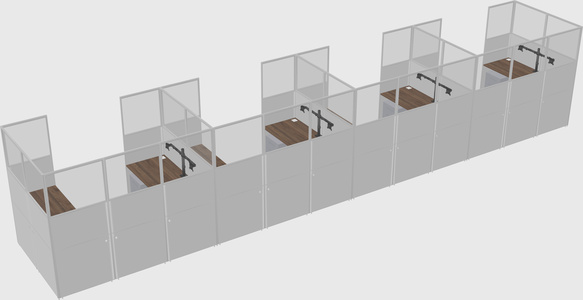 Cabine en u
