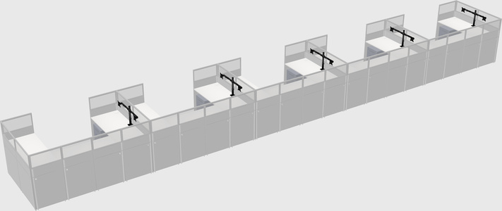 Cabine en u