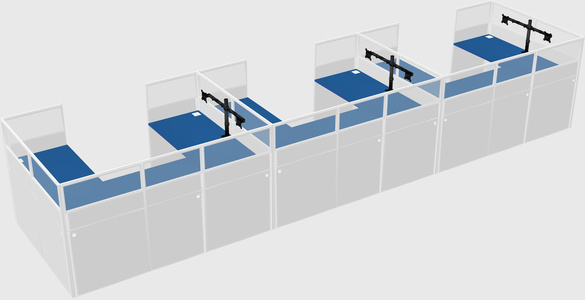 Cabine en u