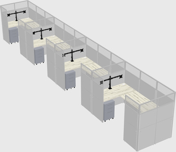 Cabine en u