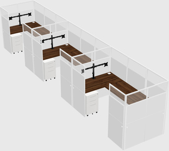 Cabine en u