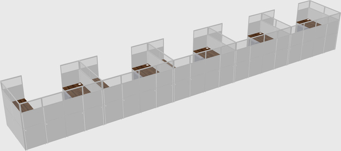 Cabine en u