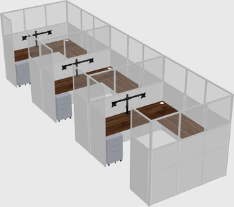 Cabine en u