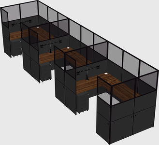 Cabine en u