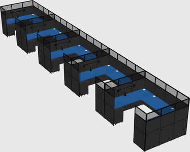 Cabine en u