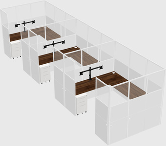 Cabine en u