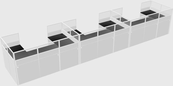Cabine en u