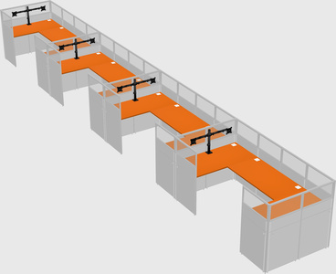 Cabine en u