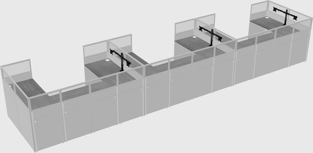 Cabine en u