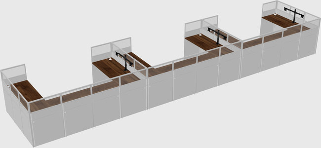 Cabine en u