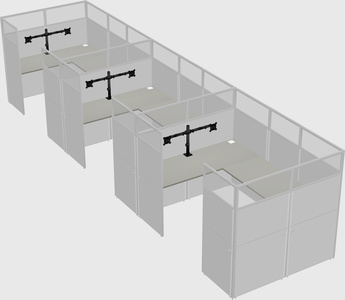 Cabine en u