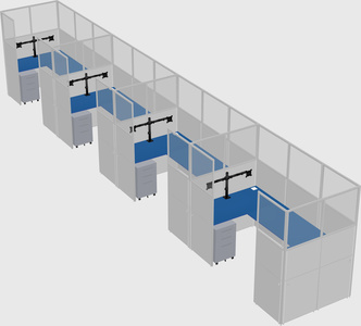 Cabine en u