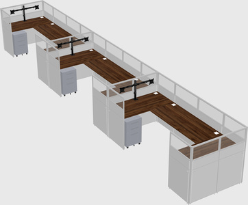 Cabine en u