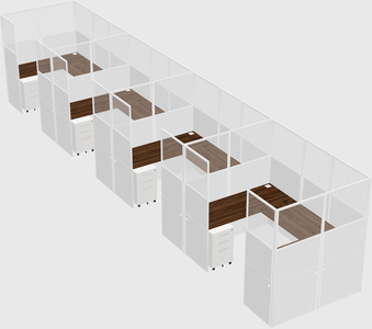 Cabine en u