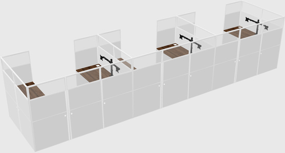 Cabine en u