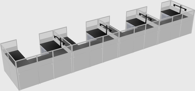 Cabine en u