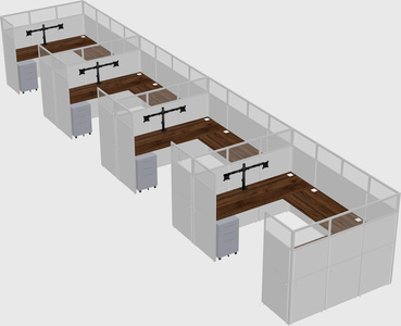 Cabine en u