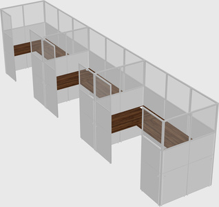 Cabine en u