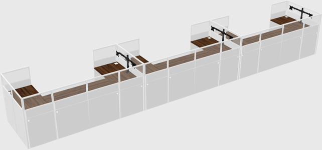 Cabine en u