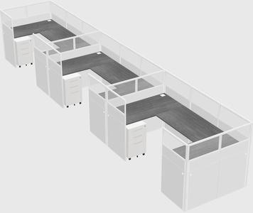 Cabine en u