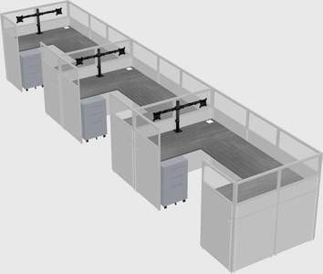 Cabine en u