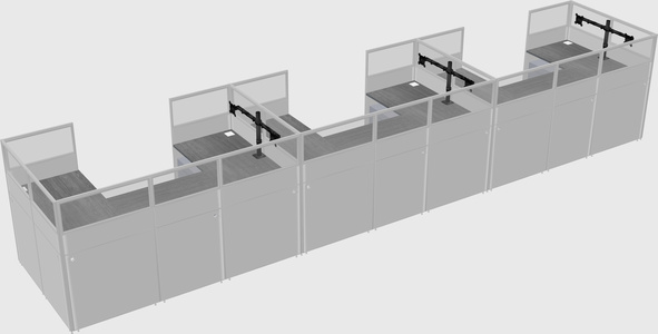 Cabine en u