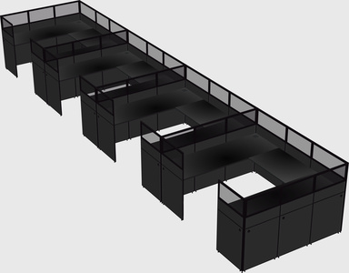 Cabine en u