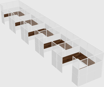 Cabine en u