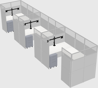 Cabine en u