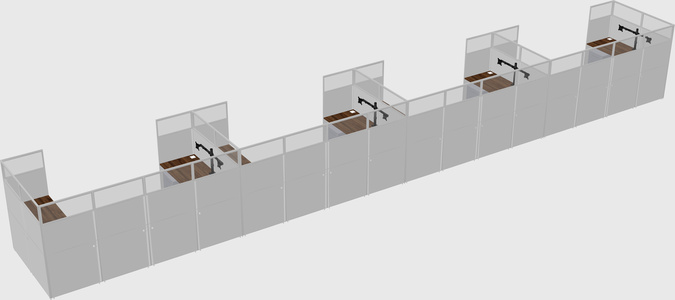 Cabine en u
