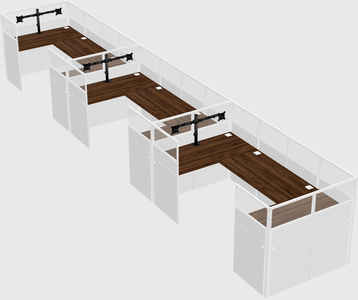 Cabine en u