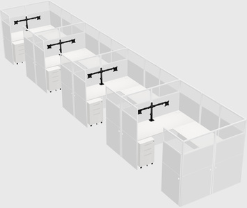 Cabine en u