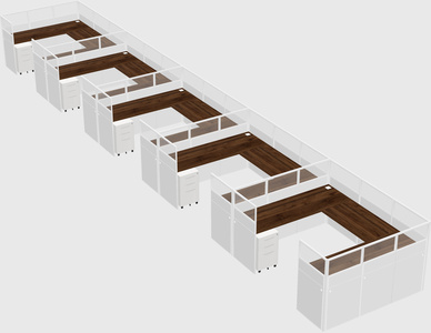 Cabine en u