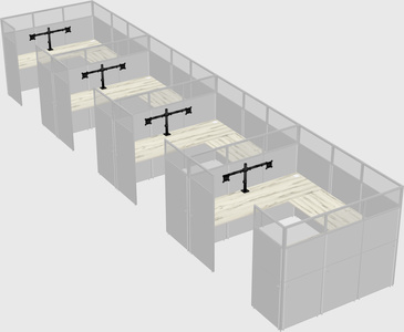Cabine en u