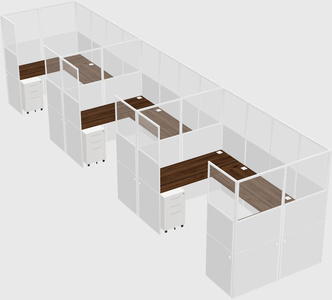 Cabine en u