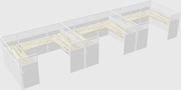 Cabine en u