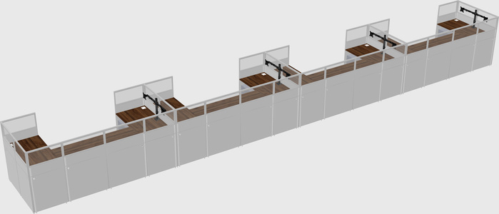 Cabine en u