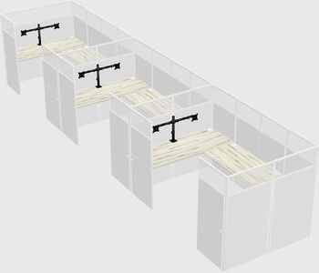 Cabine en u