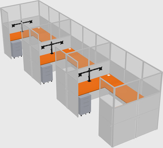 Cabine en u