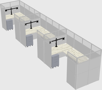 Cabine en u
