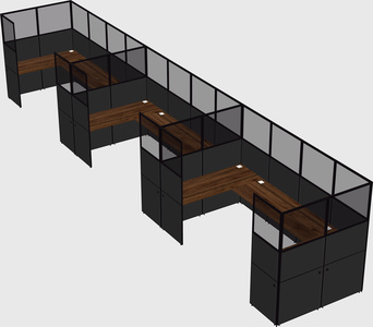 Cabine en u