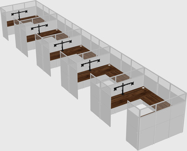 Cabine en u