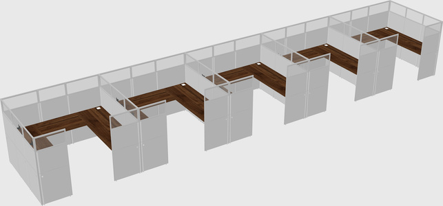 Cabine en u