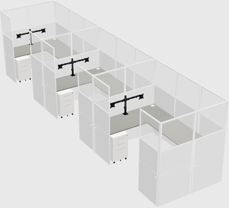 Cabine en u