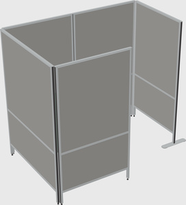Small private panel system